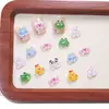 Nuevos Accesorios de Arte para Uñas de Dibujos Animados Resina Estereoscópica Linda Accesorios para Uñas Portátiles Uñas DIY Pequeños Accesorios Animal Panda