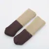 Capa de Pé de Cadeira Tricotada Estilo Laço Capa de Pé de Banqueta Espessada Silenciosa Resistente ao Desgaste Capa de Pé de Mesa de Jantar e Cadeira Luvas para Maçaneta de Porta