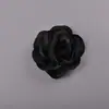 Nuevo Tejido Satinado con Borde Quemado Flores Pequeñas DIY Accesorios para el Cabello Flores con Borde Quemado Hechas a Mano Flor para la Cabeza Joyería Accesorios Productos Semi-terminados
