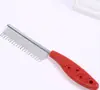 Fornecedor de Pentes para Higiene de Animais de Estimação, Pentes para Higiene de Cachorros, Pentes de Aço Inoxidável para Gatos de Lado Único, Pentes para Remoção de Pulgas