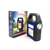 Lámpara de Camping Popular Solar de Tipo Cob Transfronteriza con Lente, Linterna USB, Luz de Campamento, Reflector, Portátil de Mano, Portátil