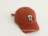 Otoño Nuevo-Coreano primavera y otoño Cuatro Estaciones Gorra de béisbol con letra R niños y niñas casual todo-partido tendencia de viaje visera curva
