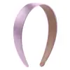 Diadema simple estilo coreano 3.0, diadema de ala ancha todo incluido, pasador de tela de color sólido satinado, accesorios para el cabello para niños