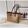 Bolsa Tote Fashion de Grande Capacidade para Mulheres 2026 Novo Estilo Bolsa de Ombro Simples e Elegante Tendência Mais Vendida Bolsa para Trabalho e Deslocamento