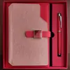 Caja de Regalo para Portátil Set Personalizado de Negocios 70% de descuento Regalo Corporativo Cuaderno de Hojas Sueltas A5 Hebilla Magnética de Gama Alta Bloc de Notas Grueso