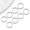 Cobre Chapado en Oro de 18 Quilates Color Fuerte que Conserva el Color Anillo Plano Cerrado Bucle Único Accesorios para Joyería Hecha a Mano DIY Accesorios para Pendientes Collares