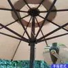 Sombrilla Central de Poste Impresa Personalizada para Exteriores de 2.7 m - Parasol de Jardín con Impresión de Logo, Sombrilla Publicitaria, Sombrilla para Proteger del Sol para Atracciones Turísticas y Restaurantes