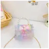 Nueva Bolsa Infantil Dibujo Animado Linda Princesa Perla Bolso de Hombro Bebé Niña Color Bolso de Mano Cruzado Billetera para Monedas