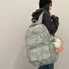 Mochila Escolar Estilo Japonés, Estilo Universitario, Estampado Temático del Bosque, Lindo Diseño de Oso, Alto Valor Estético, Mochila con Múltiples Compartimentos para Estudiantes de Secundaria y Preparatoria
