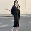Vestido largo de verano para mujer de talla grande de comercio exterior europeo y americano, falda plisada diseño Issey Miyake, ropa de mujer de alta gama de Shenzhen Nanyou