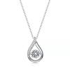 Colar Smart Formato Gota em Prata Esterlina 925 para Mulheres, Versátil, Luxo Acessível, High-End, Moissanita Popular no Douyin Joias Transfronteiriças