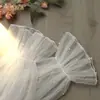 Youlapan Vm30 Vestido Negro Personalizado Mangas de Novia, Tul Suave con Perlas Vestido Acampanado Sexy Accesorios Guantes