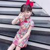 Cheongsam Falda de Verano para Niñas Traje Tang Vestido Estilo Chino Disfraz para Niños Vestido de Princesa de Verano Falda para Niñita