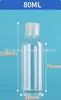 Tampa Borboleta Garrafa Plástica 30ml Garrafa Flip-Top 50ml Frasco para Loção 100ml Garrafa Pet Portátil