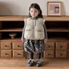 Chaleco de Algodón Cálido Estilo Coreano para Niñas Ropa Exterior Engrosada para Niños Pequeños y Bebés Chaleco de Algodón Chaleco Acolchado Ropa de Abrigo