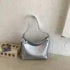 Bolsa de Axila Casual de Gran Capacidad Estilo Coreano de Verano para Mujer 2026 Nuevo Bolso Tote Simple Color Sólido Bolso de Hombro Único para Viajes