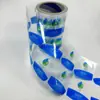 Adesivos de PVC Personalizados OEM, para Impressão de Etiquetas Adesivas Transparentes à Prova d'Água em Garrafas Plásticas de Suco