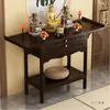 Mesa de Incenso para Uso Doméstico, Altar Budista, Santuário de Madeira Não Maciça, Mesa de Tiras em Novo Estilo Chinês, Gabinete de Altar do Deus da Riqueza, Mesa de Entrada