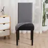 Funda de Silla de Color Sólido para Comercio Exterior Transfronterizo, Funda de Silla Doméstica Elástica de Alta Gama, Funda de Silla para Mesa de Comedor Anti-Manchas, Ventas Directas de Fábrica