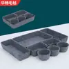 Caixa de Armazenamento de Feltro para Itens Diversos de Gaveta no Atacado, Cesta de Armazenamento de Lanches e Papelaria Moldada em Peça Única para Mesa, Personalizável