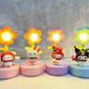 Dulce y Lindo Juguete Luminoso de Girasol de Sanrio DIY Luz Nocturna Regalo de Vacaciones Cumpleaños Luz Nocturna para Estudiantes