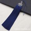 Colgante de oreja con borla de flor de plata de Xizang, 15 cm de largo, decoración para ropa china, solapa a presión, colgante de oreja, accesorios para abanico DIY, venta al por mayor de fábrica