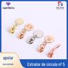 Fabricante Personalizado Nº. 3 e Não. 5 Puxadores de Zíper de Metal para Bolsas, Roupas, Têxteis Domésticos, Puxadores de Nylon, Atacado em Estoque, Automático