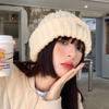 Gorro de Lana Adecuado para Invierno Cálido para Niños de Circunferencia de Cabeza Grande y Cara Redonda Suelta 2023 Explosivo Gorrito Tejido Pequeño para la Cara