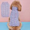 Fofo Macio Leve Quente Tricô Mohair Gola Alta Torcido Pequena Saia Roupa para Cachorro Cachorro Pequeno Gato