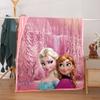 Manta de edredón de invierno rectangular casual portátil de doble cara Frozen para dormir