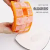 El Fabricante Recomienda Bandeja de Hielo de Silicona de Grado Platino con 15 Compartimentos y Tapa, Caja para Suplementos Alimenticios de Bebé, Molde para Cubitos de Hielo con 15 Compartimentos