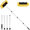 Mopa para Lavado de Autos Amazon, Cepillo Desmontable y Conveniente para Lavado de Autos Que No Daña la Pintura del Coche, Cepillo de Cuatro Caras con Cerdas Suaves para Limpieza