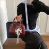 Bolso de Axila de Moda 2025 Primavera Nuevo Simple de Gama Alta Letra Pequeño Cuadrado Bolso Cruzado de Moda