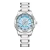 Reloj de Cerámica de Girasol Nuevo Reloj de Nicho de Lujo Ligero para Mujer Moda Completamente Automático Reloj de Cuarzo Genuino para Mujer