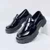 Mocasines Amazon Degradados para Hombre Transfronterizos Talla Grande Zapatos de Cuero de Negocios Estilo Británico Zapatos Casuales Aumentadores de Altura Suela Gruesa Zapatos para Hombre