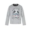 Magic Bear 2026 Nova T-shirt Leve Estilo de Rua Estampa Design Manga Longa Roupa Esportiva Americana Gola Redonda Camada Base