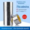 Fita Adesiva de Alumínio para Vedação, Impermeabilização, Isolamento Térmico, Reparo de Panelas e Prevenção de Vazamentos, 5cm de Largura, Uso Industrial, Resistente a Altas Temperaturas