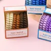 Colección de Gomas para el Cabello Color Caramelo Cuerda para el Cabello Gradiente para Mujer Dulce Linda Cuerda para el Cabello sin Marcas Tipo Cable de Teléfono Accesorios para el Cabello