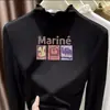 Ropa interior térmica para niñas Otoño/Invierno 2026 Nuevo estilo Terciopelo alemán Top de manga larga con volantes y cuello alto para niños de mediana y mayor edad