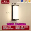 Luz de Pared para Exteriores Súper Brillante Impermeable con Sensor para Patio Terraza Villa Balcón Faro para Puerta de Entrada