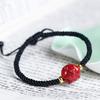 2021 Año del Buey Dragón caballo oveja perro pulsera de cinabrio año de nacimiento cuerda roja pulsera de cinabrio hombres y mujeres entrega de una pieza mano