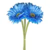 Envío Directo de Fábrica de Flores Artificiales Premium Transfronterizas, Ramo de Crisantemos de Seis Cabezas para Jardín, Mesa, Boda, Decoración de Hotel