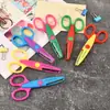 Set de Tijeras de Encaje para Niños Seguridad DIY Combinación Multipatrón Tijeras de Encaje Tijeras de Papelería Tijeras de Manualidades para Estudiantes