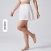 Falda de Yoga para Mujer, Línea A, Plisada, Anti-Exposición, Falda Corta con Forro Interior y Bolsillos, Secado Rápido, Transpirable, Práctica, para Bádminton
