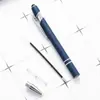 Bolígrafo de Metal Press Bolígrafo de Aluminio Bolígrafo Meiji Bolígrafo Táctil Capacitivo Bolígrafo para Pantalla Táctil de Escritura Bolígrafo de Regalo con Impresión de LOGOTIPO