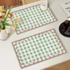 Mantel Bordado con Cuentas Decoración de Escritorio Resistente a Altas Temperaturas Almohadilla Aislante Térmico Anti quemaduras Estilo Ins Hecho a Mano Especial Antideslizante Dropshipping