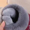 Pantuflas Gruesas de Forro Polar para Invierno, Calientes para Interiores, para Adultos, con Suelas Suaves, Zapatos de Algodón Antideslizantes, Cómodas para el Ocio en Casa