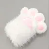 Luvas de Pelúcia Super Fofas, Exposição de Anime Bidimensional Fantasia de Animal Adereços de Cosplay, Luvas Sem Dedos Simuladas de Garra de Animal, Luvas Coloridas