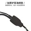 Auriculares con Cable Micrófono de Clip en el Cuello Amplificador Micrófono para Auriculares Marca en la Oreja Colgante Anti-Aullido Micrófono Captador de Instrumentos Musicales