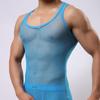 Nueva Camisola de Verano para Hombre para Exportación Chaleco V Sexy Transpirable Deportivo Top de Tubo Ropa con Forro Delgado Mangas Cortas